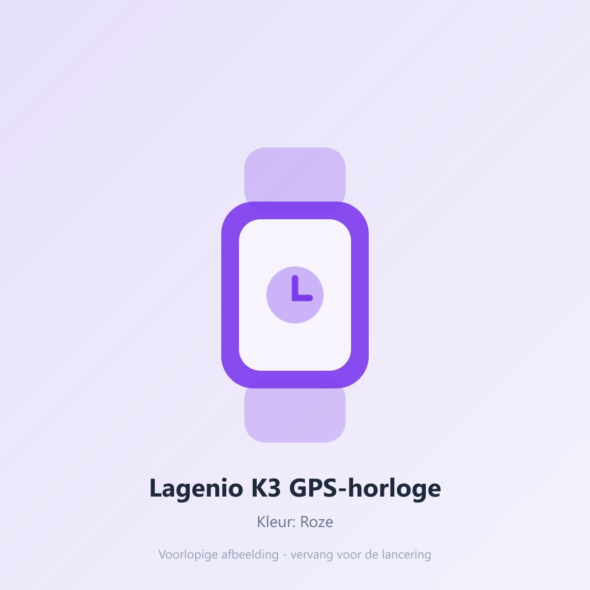Lagenio K3 GPS-horloge in de kleur Roze